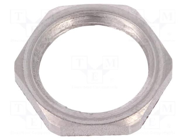 Nut; M16; stainless steel; Thk: 3mm; Spanner: 19mm; Thread: metric HUMMEL HUMMEL-1161160058