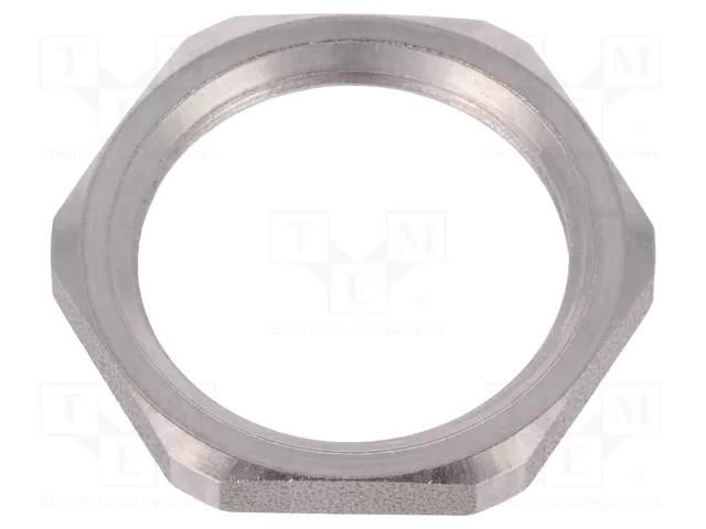 Nut; M25; stainless steel; Thk: 4mm; Spanner: 27mm; Thread: metric HUMMEL HUMMEL-1161250058