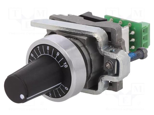 Potentiometer; 22mm; Harmony XB4; -40÷70°C; Illumin: none; Ø22mm SCHNEIDER ELECTRIC XB4BD912R10K