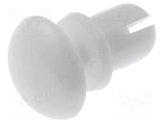 Rivet; polyamide; 4÷5mm; white; Mounting: dismountable,push-in ESSENTRA RI-SR-3065W