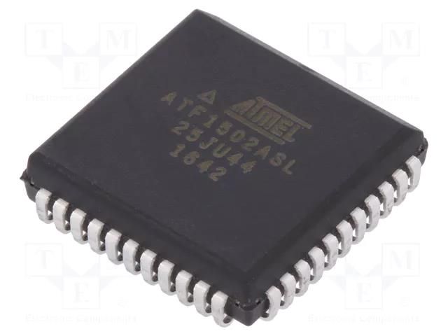 IC: CPLD; SMD; PLCC44; Number of macrocells: 32; I/O: 36; 4.5÷5.5VDC MICROCHIP TECHNOLOGY ATF1502ASL-25JU44
