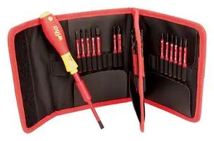 SCREWDRIVER BLADE SET, HOLDER, 30 PIECE 28399