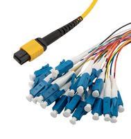 FIBRE CORD, MPO JACK TO LC, 24FIBRES, 5M MPF24OS2-09LCR-5