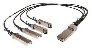 CABLE ASSY, QSFP+ TO SFP+ X4 PLUG, 8.2FT Q4S10V30VP250S