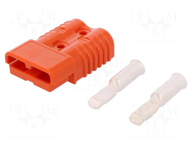 Connector: wire-wire; plug; SB® 175; hermaphrodite; PIN: 2; crimped ANDERSON POWER PRODUCTS 6327G1