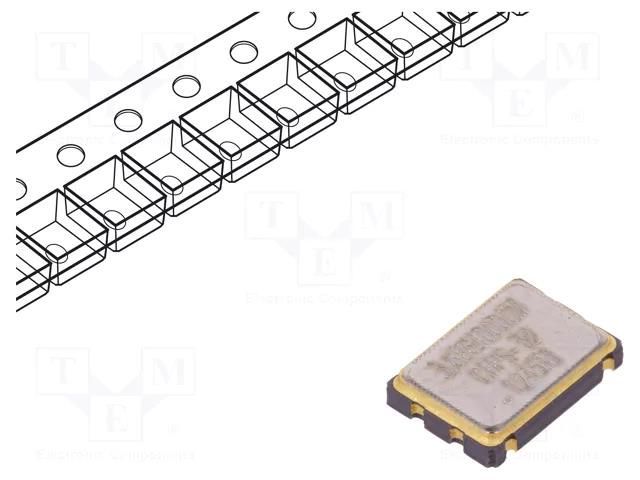 Generator: quartz; 3.6864MHz; SMD; 2.5V; ±50ppm; -40÷85°C IQD FREQUENCY PRODUCTS 3.68640M-CFPS-32