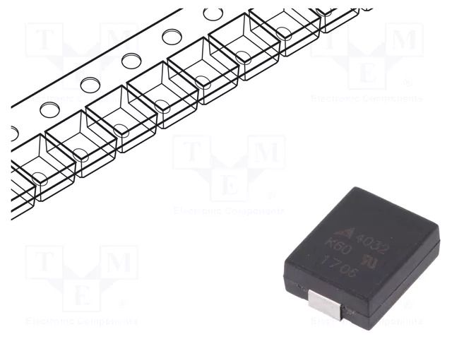 Varistor: metal-oxide; SMD; 4032; 50VAC; 65VDC; 4.2J; 1.2kA; 82V EPCOS / TDK B72660M0500K072