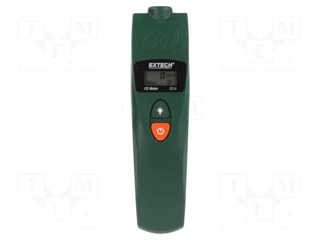 Meter: CO; Range: 0÷999ppm; 1ppm; Equipment: hand strap EXTECH CO15