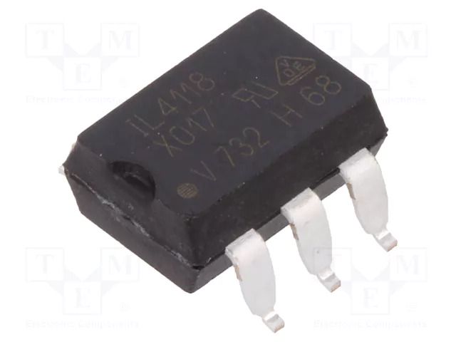 Optotriac; zero voltage crossing driver; Gull wing 6; Ch: 1 VISHAY IL4118-X017