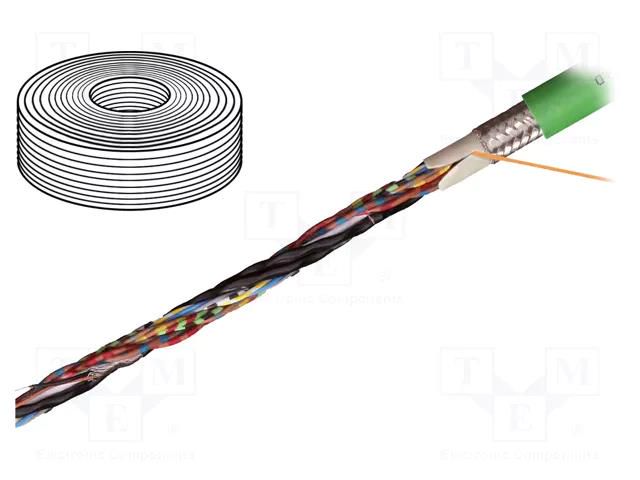 Wire: test lead cable; chainflex® CF113,hybrid; green-yellow IGUS CF113.029.D