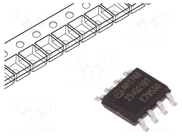 IC: FLASH memory; 2MbFLASH; Quad I/O,SPI; 104MHz; 2.3÷3.6V; SOP8 GIGADEVICE GD25VQ21BTIG