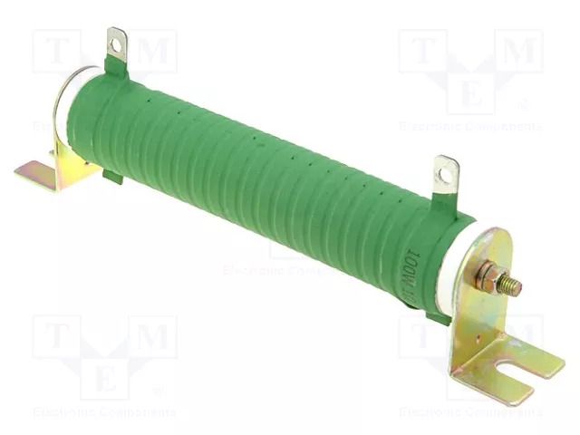 Resistor: wire-wound; 1Ω; 100W; ±5%; Ø28x151mm; 200ppm/°C SR PASSIVES R100W-1R