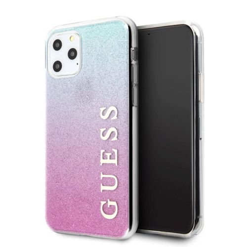 Guess GUHCN65PCUGLPBL iPhone 11 Pro Max rose blue/pink blue hard case Glitter Gradient, Guess 3700740469224 3700740469224