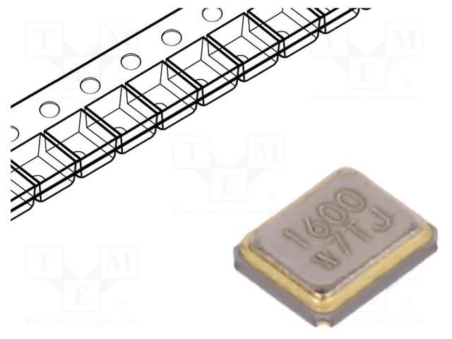 Resonator: quartz; 16MHz; ±10ppm; 10pF; SMD; 2x1.6x0.5mm IQD FREQUENCY PRODUCTS 16.00M-IQXC-42A