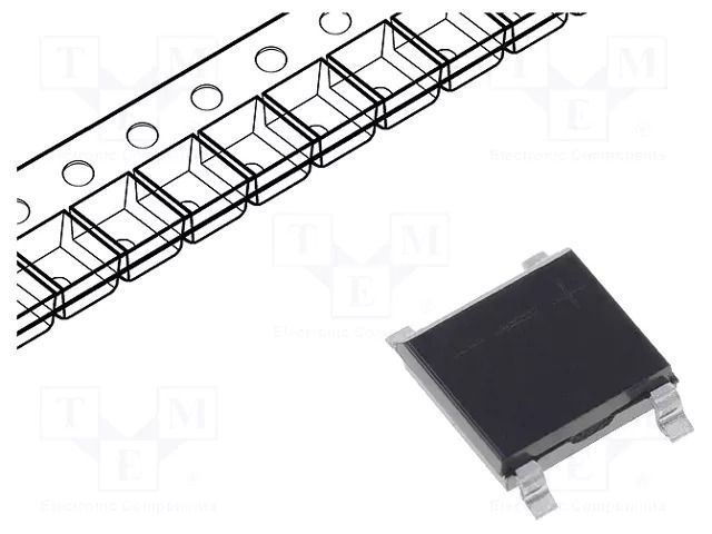 Bridge rectifier: single-phase; 200V; If: 1A; Ifsm: 35A; ABS; SMT YANGJIE TECHNOLOGY ABS2-YAN