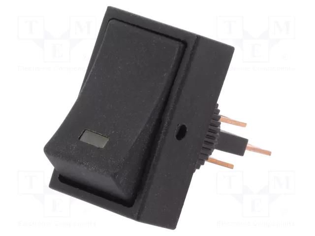 ROCKER; SPST; Pos: 2; ON-OFF; 25A/12VDC; orange; LED,point; 12VDC SCI R13-207L-01-BBY