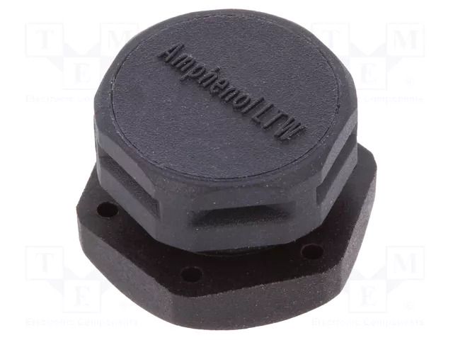 Pressure compensation device; IP68; -40÷125°C; Thread: M12 AMPHENOL VENT-PS1YBK-O8001