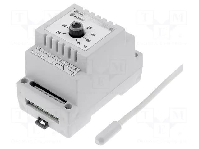 Module: regulator; NTC 47kOhm; temperature; NO,relay; TPMC; white ETRON TP-TPMC-5W