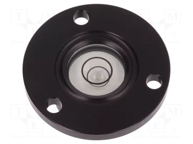 Spirit level; mounting flange, for inserting; H: 15mm; aluminium ELESA+GANTER GN2277-ALS-50-K30B