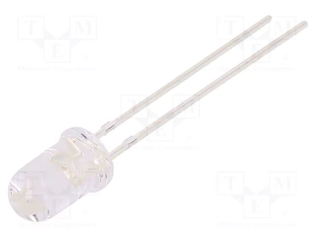 LED; bluish green; 5mm; 18000÷30000mcd; 15°; Front: convex FORYARD FYL-5014BGC1C