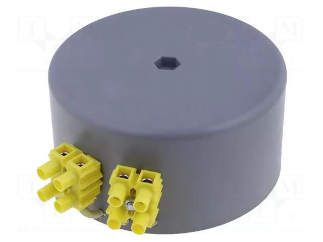 Transformer: toroidal; 150VA; 230VAC; 24V; 6.25A; Ø: 103mm; H: 52mm INDEL TSTZ150W/24V