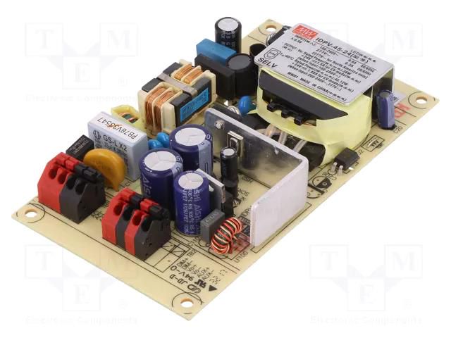 Power supply: switching; LED; 45W; 24VDC; 1.88A; 90÷295VAC; IDPV-45 MEAN WELL IDPV-45-24