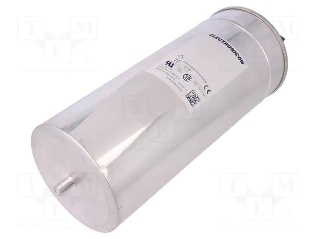 Capacitor: polypropylene; three-phase; Q@50Hz: 1kVAR; 440VAC; 1.3A ELECTRONICON 275.525-495500