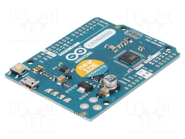Dev.kit: Arduino; prototype board; Comp: ATMEGA32U4 ARDUINO A000052