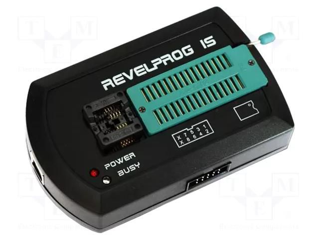 Programmer: memory; serial; EEPROM,FLASH,FRAM; USB; 1÷5VDC REVELTRONICS REVELPROG-IS