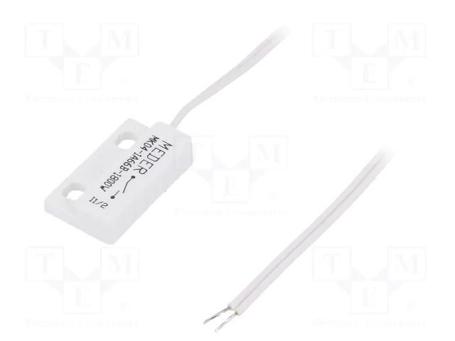 Reed switch; Pswitch: 10W; 23x13.9x5.9mm; Connection: cables; 0.5A MEDER MK04-1A66B-1800W