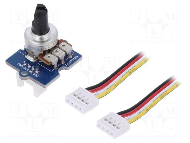 Sensor: rotation; module; Grove; 3.3÷5VDC; Ch: 1; on panel SEEED STUDIO SEEED-101020048