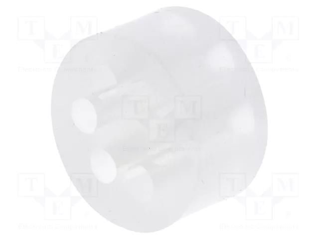 Insert for gland; 4mm; PG21; IP54; silicone; Holes no: 6; -40÷100°C LAPP DIX-21640