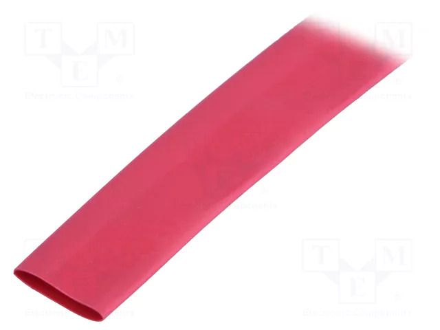 Heat shrink sleeve; thin walled; 3: 1; 12mm; L: 30m; red; -55÷135°C HELLERMANNTYTON TF31-12/4RD30