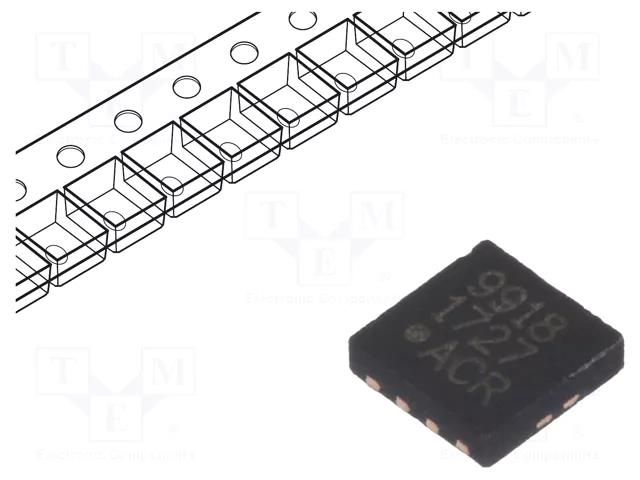 IC: driver; buck; LED driver; DFN8; MOSFET,PWM; 4.5÷40V; 700mA; 90% MICROCHIP TECHNOLOGY HV9918K7-G