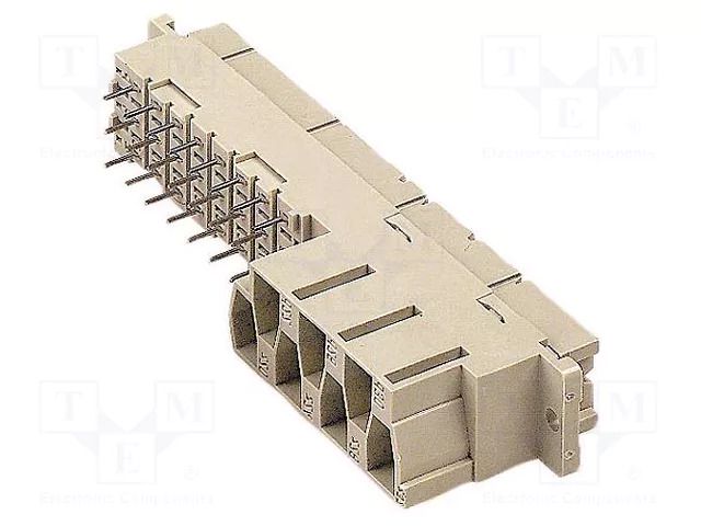Connector: DIN 41612; plug; female; PIN: 31(7+24); straight; 15A HARTING 09062316822