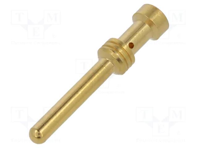 Contact; male; copper alloy; gold-plated; 1.5mm2; crimped; 16A HARTING 09330006116