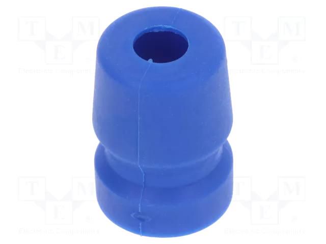 Strain relief; Jack connectors,XLR connectors; blue AMPHENOL AC-GROMMET-BLU