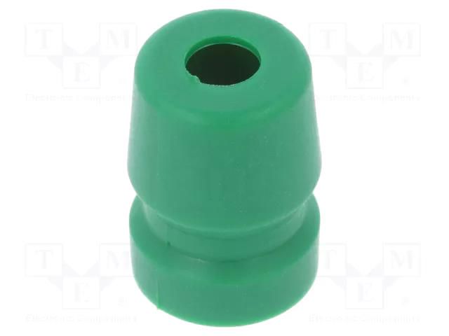 Strain relief; Jack connectors,XLR connectors; green AMPHENOL AC-GROMMET-GRN