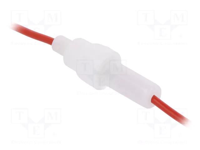 Fuse holder; 5x20mm; on cable; Imax: 1.165A; 0.258mm2; 23AWG PROFFUSE ZH9-20ZW