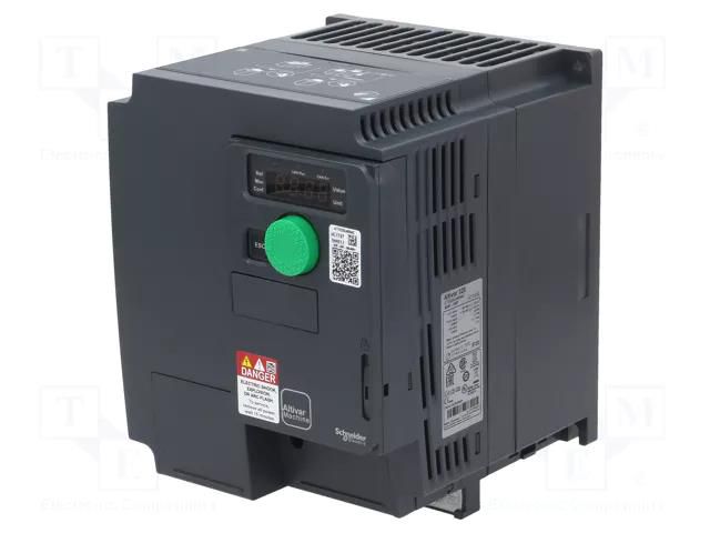 Vector inverter; 4kW; 3x400VAC; 3x380÷500VAC; 0÷10V; IN: 9; 9.5A SCHNEIDER ELECTRIC ATV320U40N4C