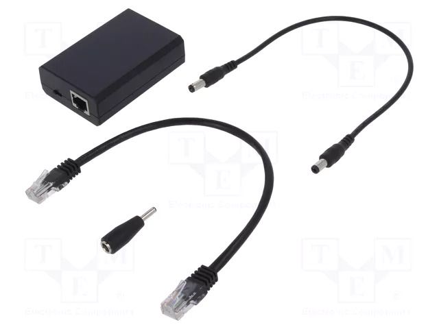 PoE power supply unit; DC socket,RJ45 socket x2; PoE (PoE) DIGITUS DN-95205