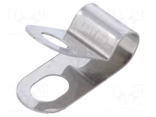 Fixing clamp; for shielded cables; ØBundle : 4.8mm; A: 17.9mm FIX&FASTEN KTCC-5