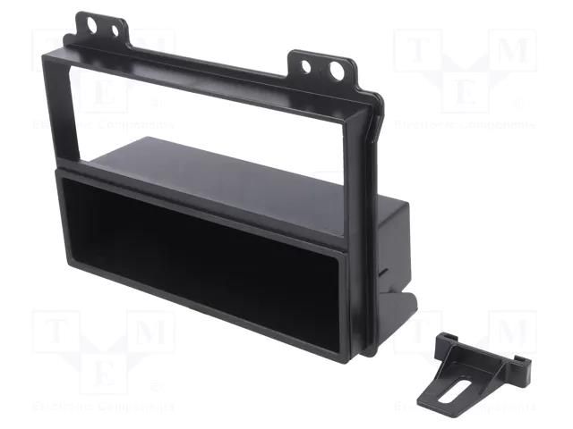 Radio frame; Ford; 2 ISO; black 4CARMEDIA RAM-40.129