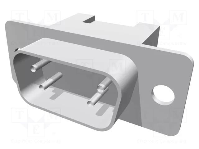 Connector: D-Sub; PIN: 9; plug; male; for ribbon cable; straight HARTING 09661286700