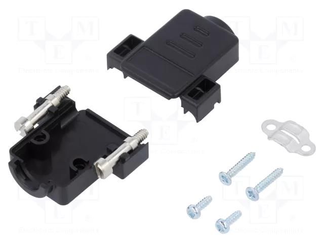 Enclosure for connectors: D-Sub; D-Sub 9pin,D-Sub HD 15pin HARTING 09670090442