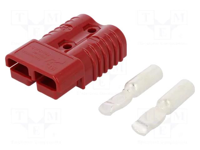 Connector: wire-wire; plug; SB® 175; hermaphrodite; PIN: 2; crimped ANDERSON POWER PRODUCTS 6329G6