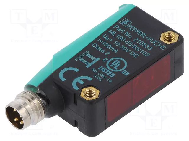 Sensor: photoelectric; Range: 0.1÷5m; PNP; DARK-ON,LIGHT-ON; 100mA PEPPERL+FUCHS ML100-55/95/103