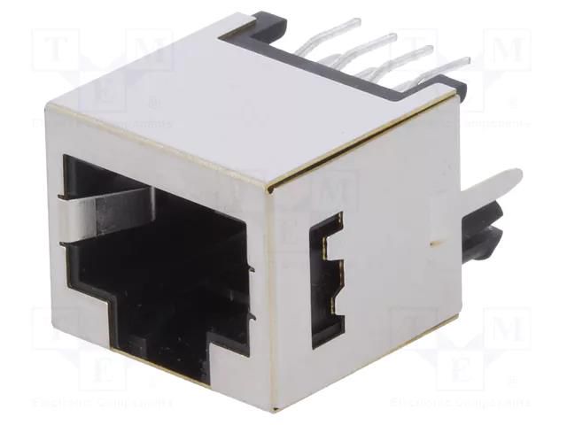 Connector: RJ45; socket; PIN: 8; shielded; 8p8c; THT; straight ENCITECH RJJS88A22E1V