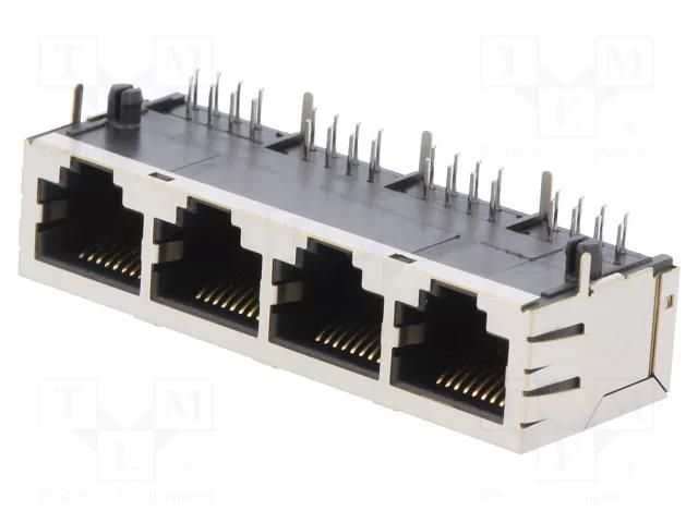 Connector: RJ45; socket; PIN: 8; Cat: 5; 8p8c ENCITECH RJJU88442E9H002