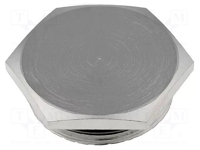 Protection cap; metal; Thread: M40; Spanner: 44mm; with seal HARTING 19000005073